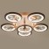 Causteen with PDU 661315/6 LED 120W 3 modes 3000-6000k coffee 59x59x13.5 cm