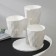 Multi -tiered ruby ​​rub “cascade”, 3 pcs, 1 l, white color