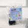 Garland “thread” 3 m with nozzles “light bulbs”, IP20, silver thread, 100 LED, glow of multi, 3.5 V