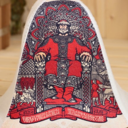 Bath cap "Old Russian" print-1
