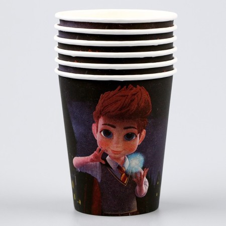 A one -time paper glass "Magic Birthday", 250 ml, a set of 6 pieces-2