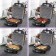 KitFort CT-3663, 1400 W sandwich, anti-stick coating, black