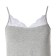 Night shirt female, color gray melange, size 50