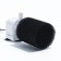 Round sponge No. 3, medium -pistorous 30 ppi, 8 x 8 x 10 cm, black