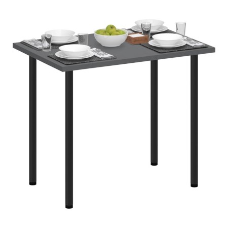Light 1 kitchen table, 600 × 900 × 730 mm, color graphite