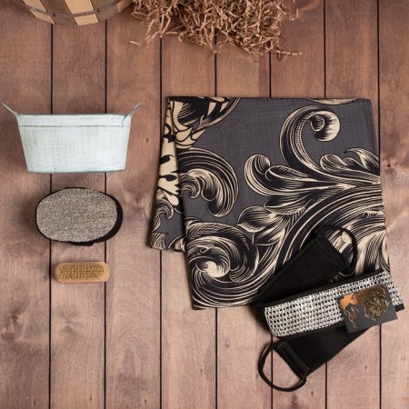 Tiger Gift Ethel Set, 70x146cm towel and accessories-1