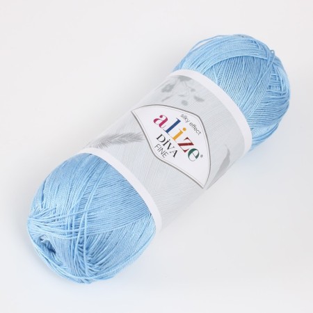 Yarn "Diva Fine" 100% microfiber 600m/100g (350)-1