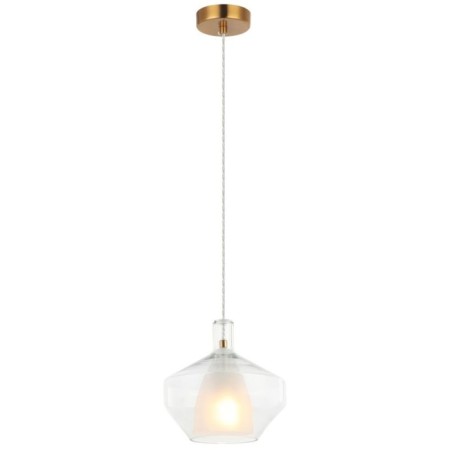 Suspension lamp ELADIN 1x27 40W, size 20x20x22.5-172 cm, bronze color