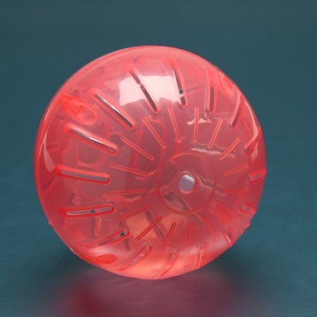 A ball for rodents 10 cm, red-5