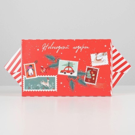 The prefabricated box - the context of "New Year's Post", 18 x 28 x 10 cm, New Year-1