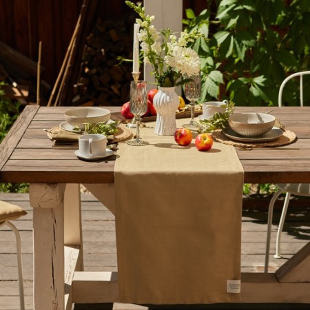 Path on the table Ethel Kitchen 40x146 cm, col. Beige, 100% HL, sarzha 250 g/m2-1
