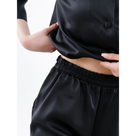 Women's pants, size 44, black color-3