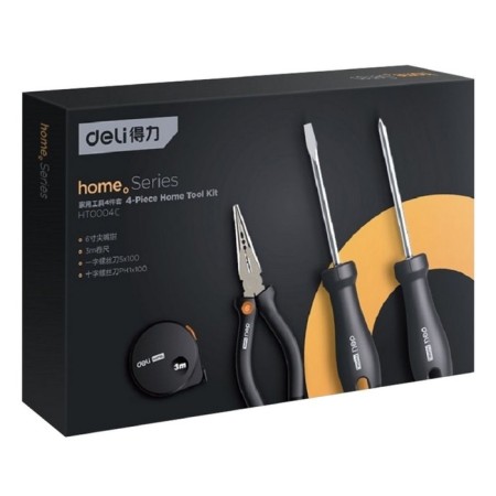 Deli manual tool "Home Series Gray", CRV, 4 items-2