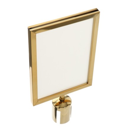 Information frame A4, 22 x 32 cm, d = 6.5 cm, vertical, gold-2