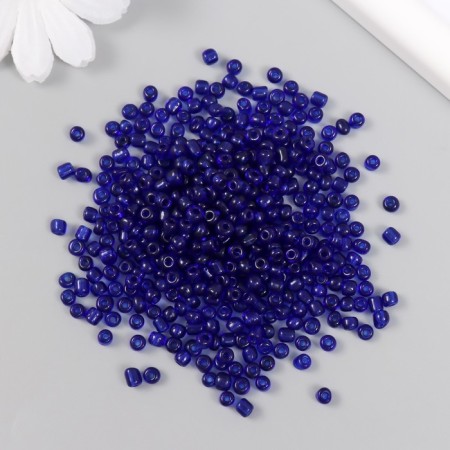 Glass beads 6/0 "Indigo" transparent 450 gr-1
