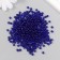 Glass beads 6/0 "Indigo" transparent 450 gr