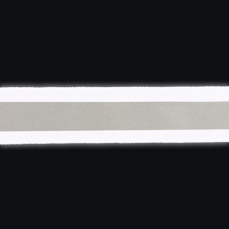 Reflective tape-strip, 20 mm, 5 ± 1 m, white color-1