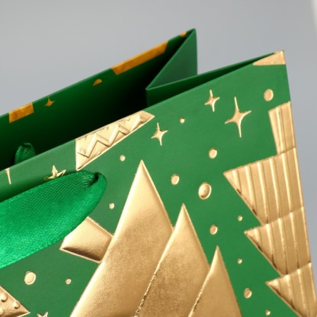 Package Gift New Year's "Christmas trees" 32 x 26 x 10 cm, New Year-3