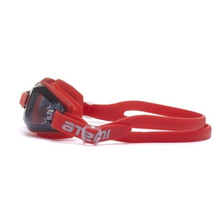 ATEMI M405 swimming glasses, silicone, red-1