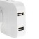 The tee is flat, rotary, 2 outlets, 10a, 2 USB, without salary, white