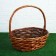 A set of wicker baskets, willow, 3 pcs., Brown, oval