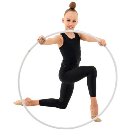 Hoop for rhythmic gymnastics Grace Dance, professional, d = 90 cm, white color-6