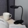 NLED-513-6W-BK desktop lamp LED battery on clothespin, black color
