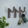Furniture hook Cappio anemone, one -rod, graphite
