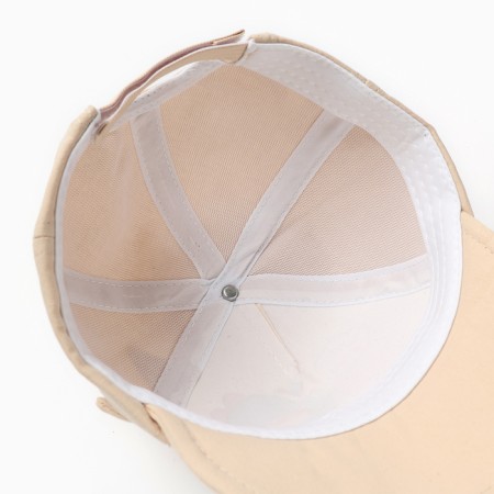 Cap "baseball cap" children, beige color, size 44-46-3