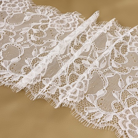 Lace cilia, 165 mm × 3 ± 0.5 m, white color-2