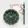 Watching double-sided watches, on suspension, smooth move, 36 x 32 cm, D-25 cm, dial 19 cm