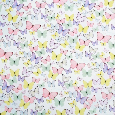 Glossy packaging paper "Light butterflies", 70 x 100 cm-1