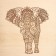 Panel wall "Elephant" 360 x 480 mm
