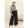 Female shirt, size 56, white, black color
