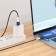 Hoco X82, Lightning cable - USB, 2.4 A, 1 m, silicone braid, black