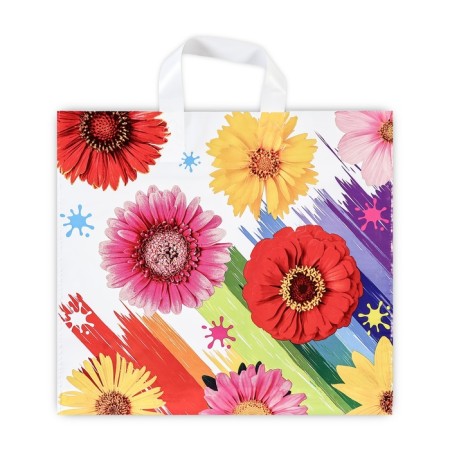 Package "Brightness of Spring", polyethylene with a loop pen, 37 x 34 cm, 70 μm