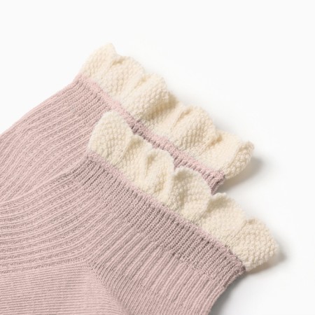 Women's socks minku, dusty pink color, rr 36-41-1