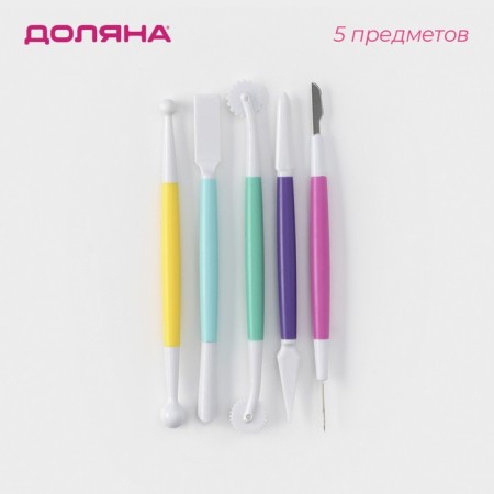 Set for modeling confectionery jewelry of the Dolyan, 5 pcs, 17 cm