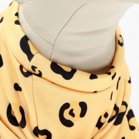 Sweatshirt "Leopard", size M (DS 30, Osh 30, OG 40 cm), yellow-3