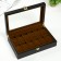 Casket Wood for the clock 12 "Black matte" 8.3x31x20 cm