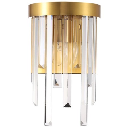 Lamp wall crystal Venecia 2XE14 40W, size 20x12x31.5 cm, bronze color