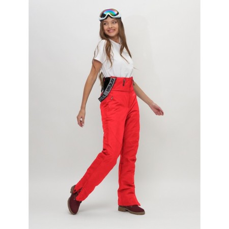 Ski -loving trousers, size 46, red color-13