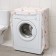 Case for a washing machine with horizontal loading of a shade of 58 × 62 × 85 cm, eva, color mix
