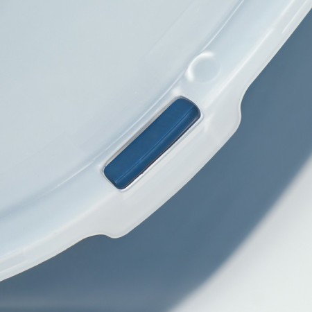 Toilet with board, 50x35x18 cm, blue-6