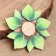 Hot "leaf", 12 cm, juniper