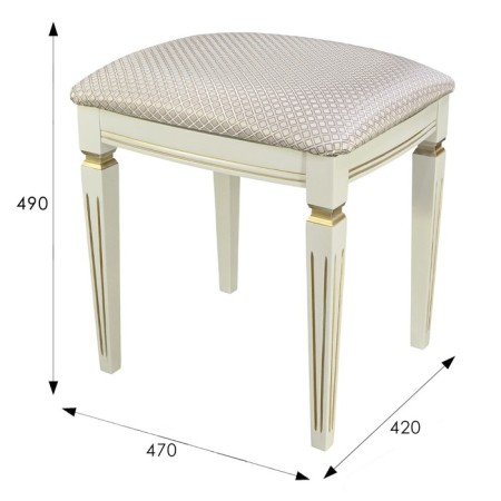 Vasco banquet in 106n, 420x470x490, ivory/gold/atina vanil-2