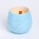 Superior wax candle in Kashpo "Tenderness", 8x8 cm, mix