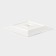 Porcelain Square Wilmax Stella, 25 × 25 cm, white color