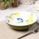 Ceramic “Flowers” ​​salad bowl, 1.3 l, d = 23 cm, color mix