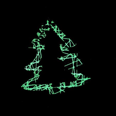 New Year's suspension "Christmas tree" 7 × 8 cm-3